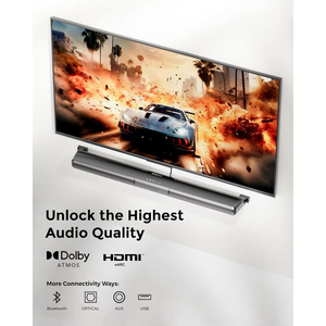 Barre de son 5.1 canaux avec système audio surround <span class=keywords><strong>Dolby</strong></span> <span class=keywords><strong>Atmos</strong></span> pour téléviseur, interface optique RGB, détachable - Product Image 6