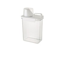 Vente en gros Boîtes de rangement transparentes 2800ml Grande capacité Seau à riz gradué avec couvercle Récipients de cuisine de qualité alimentaire