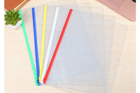 Sacs de rangement de voyage multifonctionnels en PVC translucide, de qualité supérieure, format lettre, imperméables et durables, pour fournitures scolaires