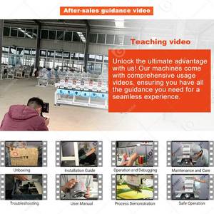 Giá rẻ đa đầu 9 kim đầu bordadora lentejuelas de 6 cabeza thêu logo làm cho máy cho mũ và <span class=keywords><strong>t</strong></span> Áo sơ mi - Product Image 5