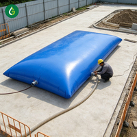 Réservoir d'eau pliable en PVC de haute qualité 7000L 100m³ pour l'arrosage et les pompiers