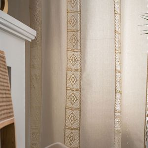 Rideaux Semi-Transparents Blancs Américains Modernes avec Motifs Découpés pour Bureau à Domicile, Salon et Chambre, Lambrequins - Product Image 2