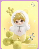 Boîte mystère de jouets en gros transfrontalière authentique pour Aespa FLUFFY CLUB, pendentif poupée en peluche PVC, boîte aveugle à l'échelle 1/12