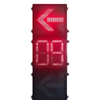 Feux de signalisation routière de sécurité à LED solaires clignotants et réfléchissants en plastique pour les intersections urbaines