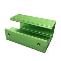 Profils d'extrusion en aluminium CNC sur mesure, anodisation, dissipateur thermique, série 6000, argent, OEM accepté, usinage de cartons 6063