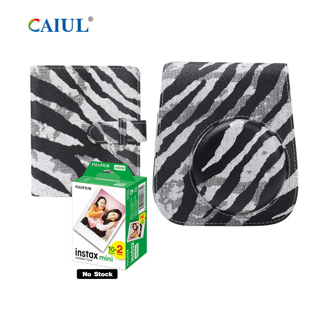 Новинка 2023 фотоальбом полосатый Зебра для мгновенной фотокамеры flim instax mini 11 Регулируемая сумка через плечо