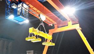 MINGDAO Elektromanyetik Kaldırıcı, Kütük Vinç Ekskavatör Vakumlu Kupa Manyetik Kaldırma Ekipmanı 1000kg Kapasiteli Korozyona Dayanıklı - Product Image 3