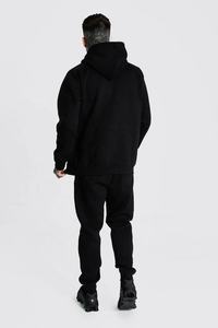 100% cotton tracksuits for men stylish plain cotton bulk tracksuit custom wholesale cotton sweatsuit for men - Product Image 2