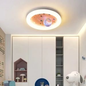 Lampes de plafond pour chambre d'enfant, planète spatiale, spectre complet, simple, moderne, <span class=keywords><strong>lampe</strong></span> de chambre à coucher, œil, garçon - Product Image 2