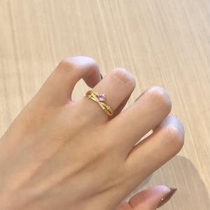 Bague Candy Planet en argent pur S925, motif étoile de glace concassée violet rêve, incrustation de diamants violets, style rivière, douce et fraîche, pour femme - Product Image 2