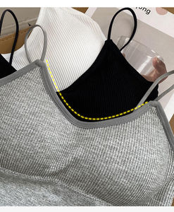 Sujetador <span class=keywords><strong>bandeau</strong></span> top de mujer sexy sujetador de tiras <span class=keywords><strong>con</strong></span> almohadilla - Product Image 5