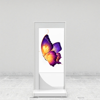Écran tactile OLED transparent intelligent avec réparation des ombres résiduelles, assurant une image claire, pour le shopping, la signalisation en centre commercial et l'éducation
