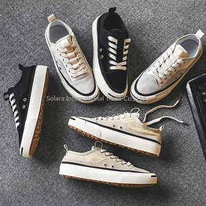 Chaussures en toile pour hommes légères et tendance au design personnalisé, chaussures décontractées rétro pour l'été, chaussures de marche pour étudiants, école, 2026 - Product Image 1