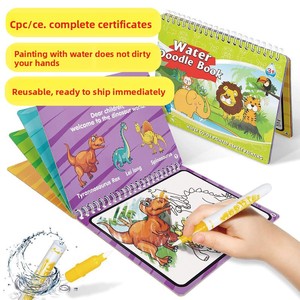 Cartes de dessin à l'<span class=keywords><strong>eau</strong></span> magiques, Jouet de gribouillage pour dessiner sur l'<span class=keywords><strong>eau</strong></span>, Livre de coloriage et de peinture à l'<span class=keywords><strong>eau</strong></span>, Pages de gribouillage sur toile - Product Image 1