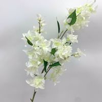 EG-G623 Fleurs de Soie Bougainvillier Artificiel Triangle Prunier pour Décoration de Mariage