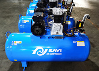 Compresseur d'air portable à piston lubrifié SY-AL2055 8 bars 100 L, moteur 1,5 kW 2 CV, refroidissement par air