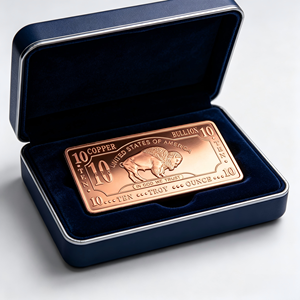 10 Ounce 999 Fine Copper <b>Bar</b> Buffalo Bison Design Copper Bullion <b>Bar</b> for Collection copper bullion <b>bar</b> - Product Image 6