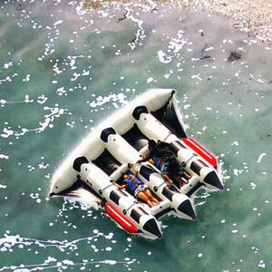 Usine cerf-volant surf poisson volant bouée pédale pontons gonflable remorquable bateau eau Amusement Juegos Inflables - Product Image 4