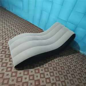S hình gấp sofa không khí Ghế giường đổ xô phòng chờ Lounger couch cắm trại sofa không khí sofa Inflatable cho đồ nội thất phòng khách - Product Image 3