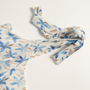 Đầm nữ mùa hè dệt hoa in họa tiết, có khóa kéo, không tay, kiểu dây đeo, dáng xòe, mặc thường ngày, dài chấm đất, giặt được - Product Image 3