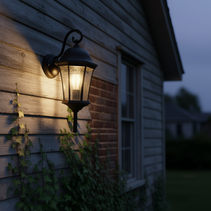 Lampe murale extérieure en verre rétro étanche 110-240V à fixation murale pour usage extérieur - Product Image 2