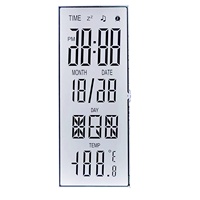 Layar Jam Timer LCD Segmen 2026 Tipe Refleksi Tembus Pandang OEM ODM OBM
