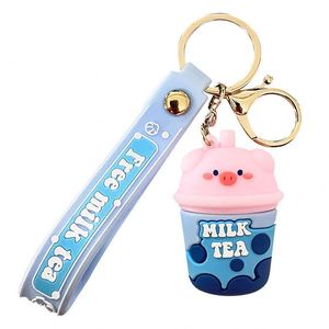 Hot Selling Cute Cartoon Piggy <b>Light</b> Keychain Exquisite Girl Bag <b>Pendant</b> Male/Female Small Gifts Made Rubber Non-Toxic - Product Image 1