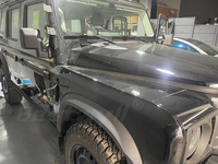 BESTWYLL marchepied rétractable barre marchepied puissance automatique électrique côté 3 supports voiture Auto pied pas pour Ineos Grenadier