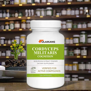 Extrait de Cordyceps pressé à froid OEM/ODM, extrait de plantes, capsules de vitamines, en verre, en bouteille, en fût, aliments santé - Product Image 5