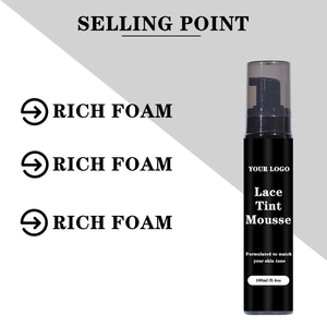 Bán Buôn Tùy Chỉnh Ren Tint Mousse Tóc Giả Knots Chữa Lành Nhanh Chóng Khô Tóc Giả Lưới Kem Che Khuyết Điểm Ren Tint Mousse Cho Ren Phía Trước Đóng Cửa - Product Image 4