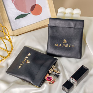 Factory Price Pu Leather Cosmetic Lipstick Pouch Portable Soft Leather Earphone <b>Coin</b> Jewelry Storage <b>Bag</b> - Product Image 1