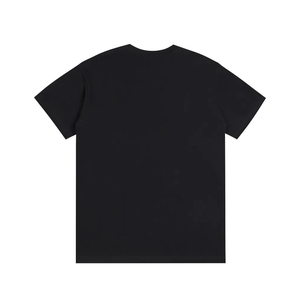 Camiseta Negra de Manga Corta para Hombre, Cuello Redondo, 100% Algodón Jersey, 220 Gramos, Transpirable, con Logotipo Personalizado, Estilo Urbano Informal - Product Image 2