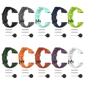 <span class=keywords><strong>Bracelet</strong></span> de <span class=keywords><strong>montre</strong></span> en silicone <span class=keywords><strong>Garmin</strong></span> <span class=keywords><strong>Instinct</strong></span>, boucle à ardillon en silicone, 10 couleurs, respirant, <span class=keywords><strong>bracelet</strong></span> à breloques, largeur 22 mm, 134,5 mm + 101 mm - Product Image 2