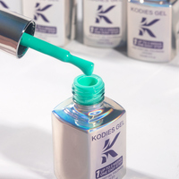 KODIES GEL 3 en 1 Vernis à Ongles Gel UV/LED Liquide Semi-Permanent Style Français Non Toxique Végan Écologique Marque Privée
