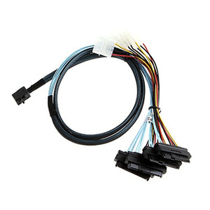 Cavo interno Mini SAS HD SFF-8643 da <span class=keywords><strong>1</strong></span> metro a 4 <span class=keywords><strong>x</strong></span> 29 pin SAS SFF-8482 - Product Image 2