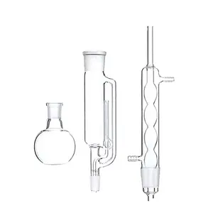 Tiandi Lab Glass Soxhlet Extraction Apparatus with 45/50 Allihn Condenser