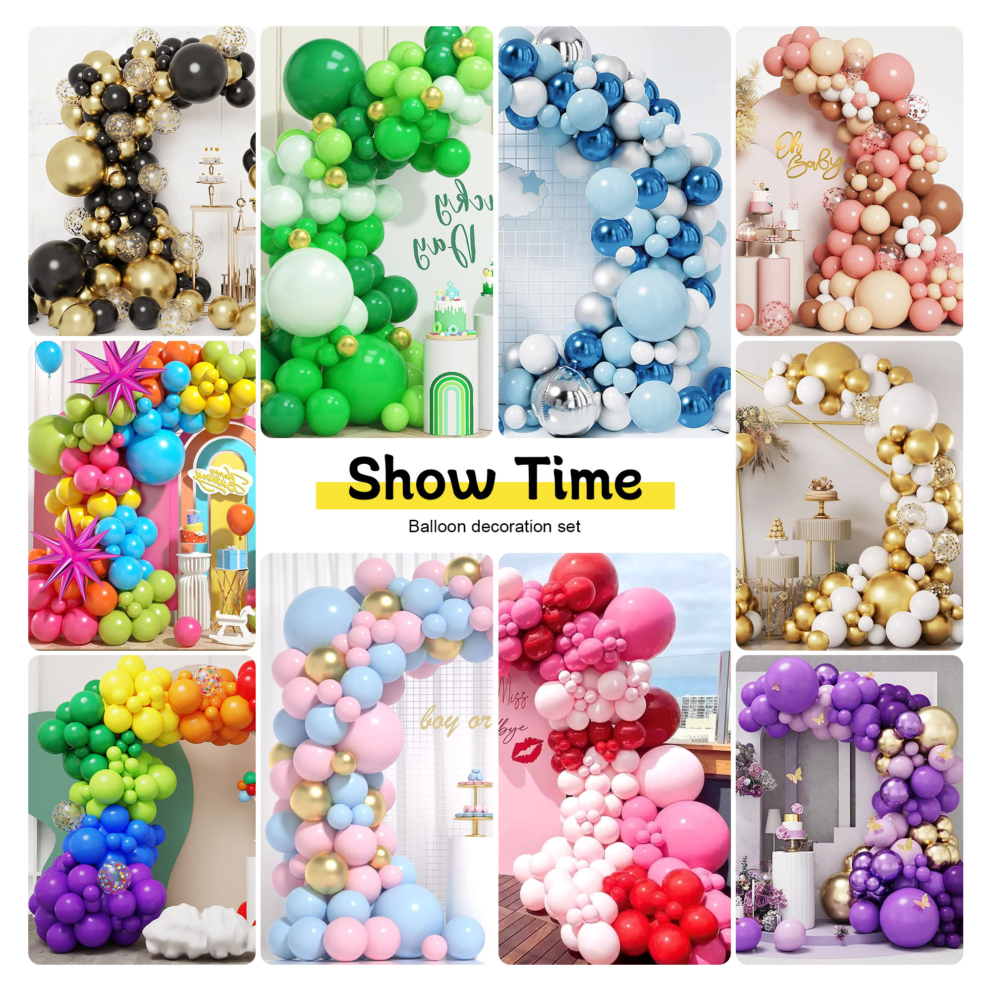 Factory Wholesale Balloon Party Wedding Macaron Metallic Matte Pearl Latex Balloons Globos for Wedding /birthday