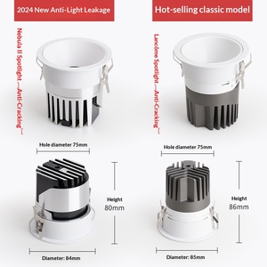 <span class=keywords><strong>Bao</strong></span> pour spots LED encastrés à effet mural Little Hill, usage domestique, 98 CRI, faible lumière bleue, spectre complet, bord étroit, anti-éblouissement - Product Image 2