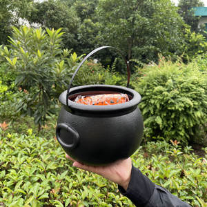 Mini Cubo <span class=keywords><strong>de</strong></span> Dulces <span class=keywords><strong>de</strong></span> Calabaza para Halloween, Tarro <span class=keywords><strong>de</strong></span> Bruja, Calderos, Ollas y Recipientes para Dulces para Fiesta <span class=keywords><strong>de</strong></span> Halloween - Product Image 6