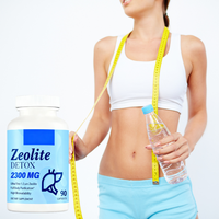 Gummies de zéolite pour le foie XAHS, marque privée OEM, pour la santé intestinale, le soutien immunitaire, la détoxification, la vitamine D3, pour adultes, certifiées Halal et GMP