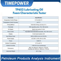 Analyseur d'huile de laboratoire ASTM D892 de qualité supérieure, machine de test des performances de la mousse d'huile lubrifiante