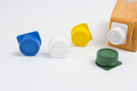 Offre Spéciale – Bouchons en plastique Helicap 30 PE pour cartons de boissons, bouchons ronds à vis pour bouteilles de lait en carton, couvercles de scellage pour bouteilles en papier