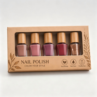 Boîte d'emballage magnétique personnalisée écologique avec finition mate et doublure en éponge pour fards à paupières pressés, cosmétiques et vernis à ongles