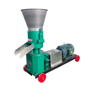 Diesel Engine Powered Animal Feed Pellet Mill Granulator Easy to Operate for Plant Livestock Industries Rice Husk-Used Condition