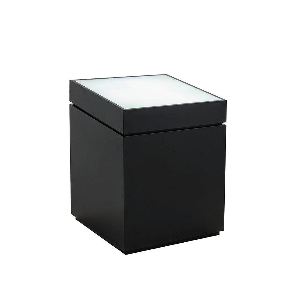 Contemporary Eyewear Display Cabinet With Glass Shelves And LED For ...