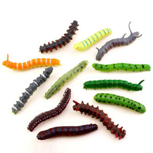 Verssagiles en plastique, insectes amusants, blagues et farces, cadeau d'Halloween, jouets pour enfants, modèles d'insectes miniatures, chenilles en plastique - Product Image 6