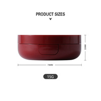 Vide 15G Air Cushion Puff Box Fond de teint liquide Conteneur compact BB Crème Dressing Case Cosmétique Maquillage Case Conteneur