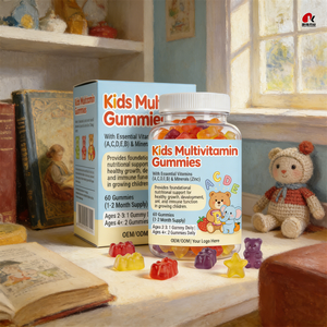 OEM/ODM Çocuklar İçin Çoklu Vitaminli Jelibonlar Bağışıklık ve Büyüme Desteği Pektin Bazlı Glutensiz GMP Sertifikalı Besin Takviyesi - Product Image 5