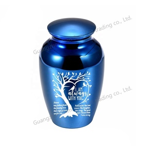 Urna conmemorativa para mascotas con tapa de rosca segura, estilo moderno, botella de acero inoxidable en forma de multicolor, cremación personalizable para mascotas - Product Image 3