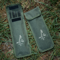Sac de rangement multifonctionnel pour piquets de sol de camping, en tissu Oxford, grand format, pour accessoires de camping